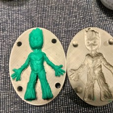Picture of print of Baby Groot Clay Mold