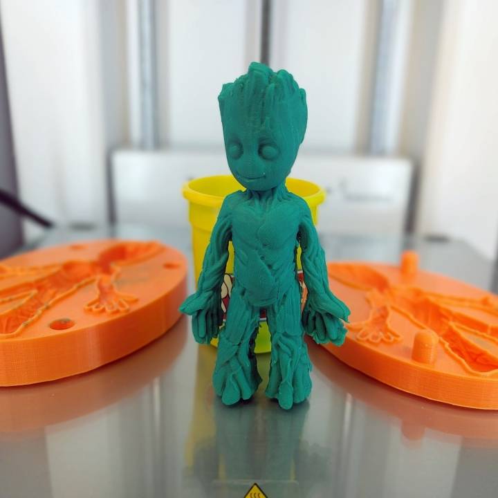 Baby Groot Clay Mold image