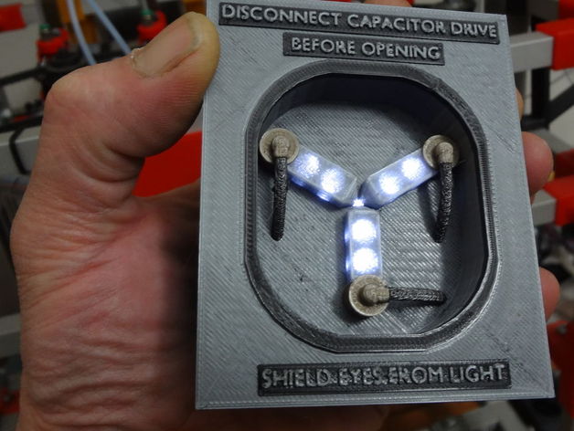 "Back to the future" gadget - printable 4 color Flux Capacitor image