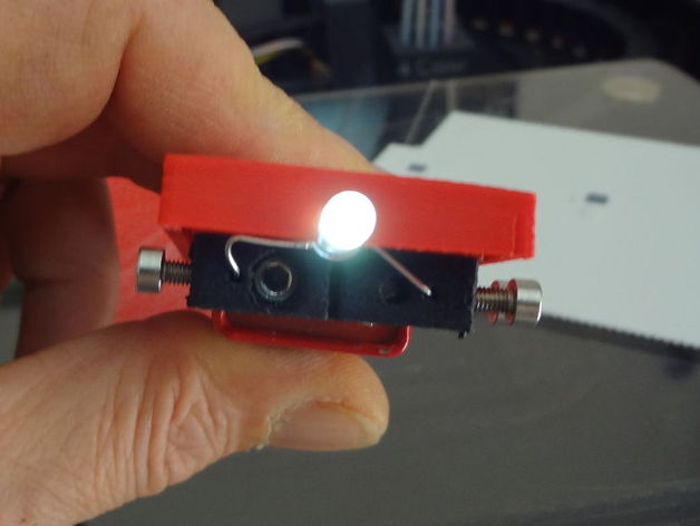 9V Torch with a single led - Conductive Abs experiment image
