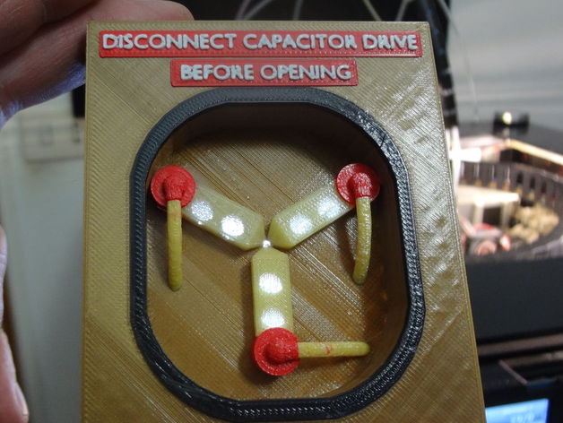 "Back to the future" gadget - printable 6 color Flux Capacitor image