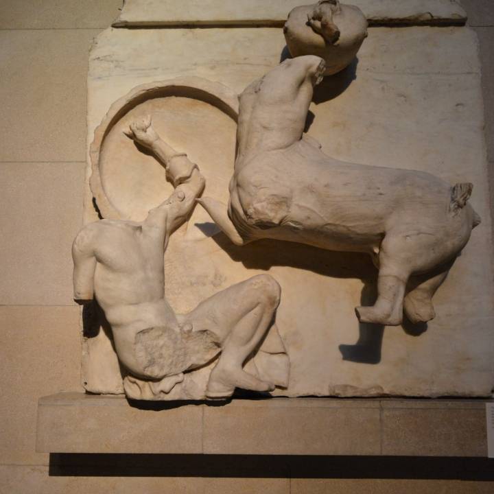 Parthenon South Metope IV image
