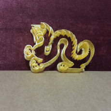 Picture of print of Drexel Dragon Cookie Cutter