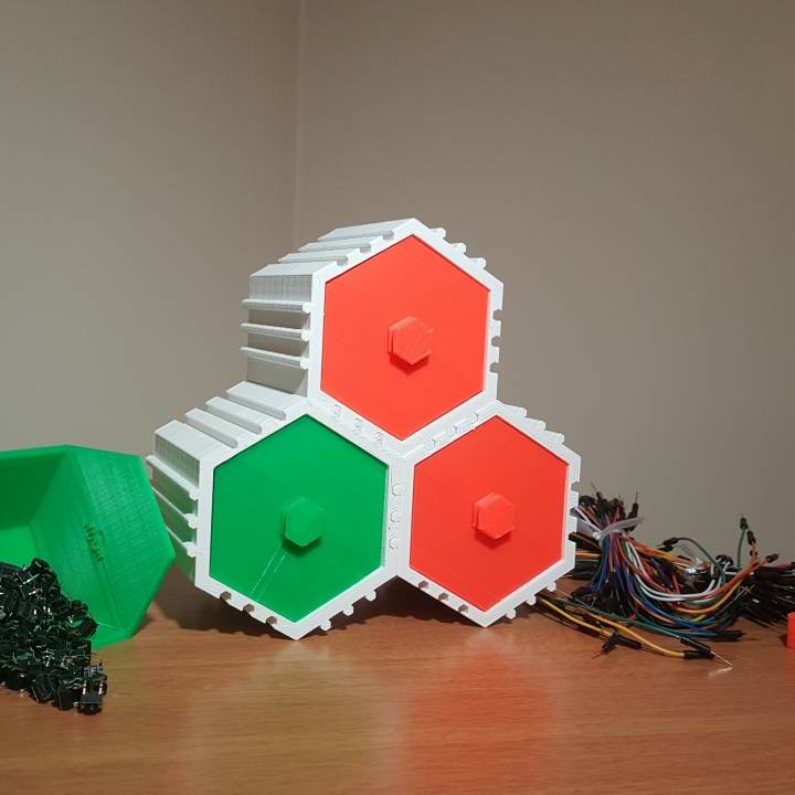 The HIVE - Stackable Hex Drawers image