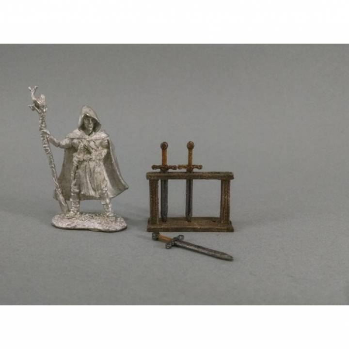 28mm Sword Rack with Removable Swords image