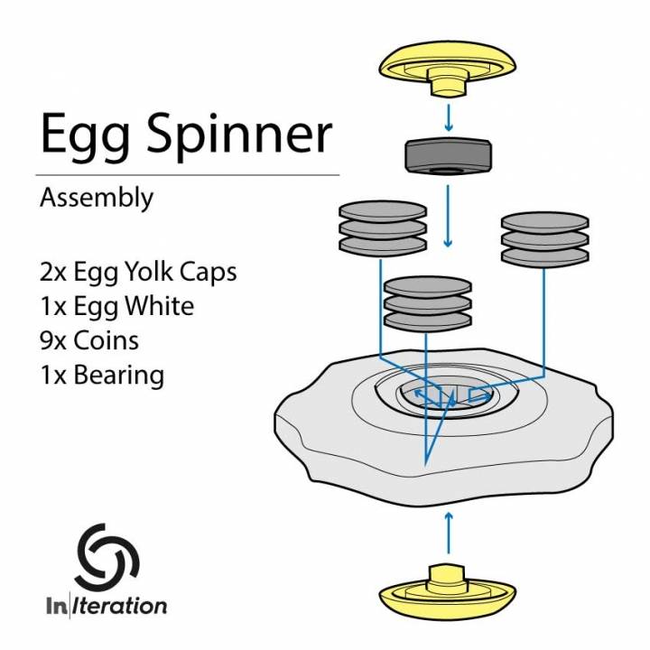 The Egg Spinner - With Hidden Weights image