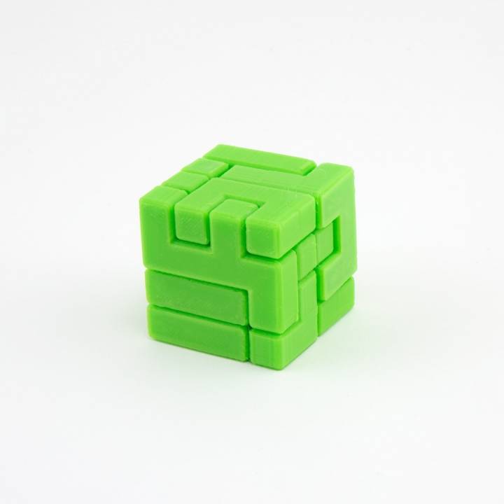 3D Printable 4x4 Puzzle Cube by New Matter