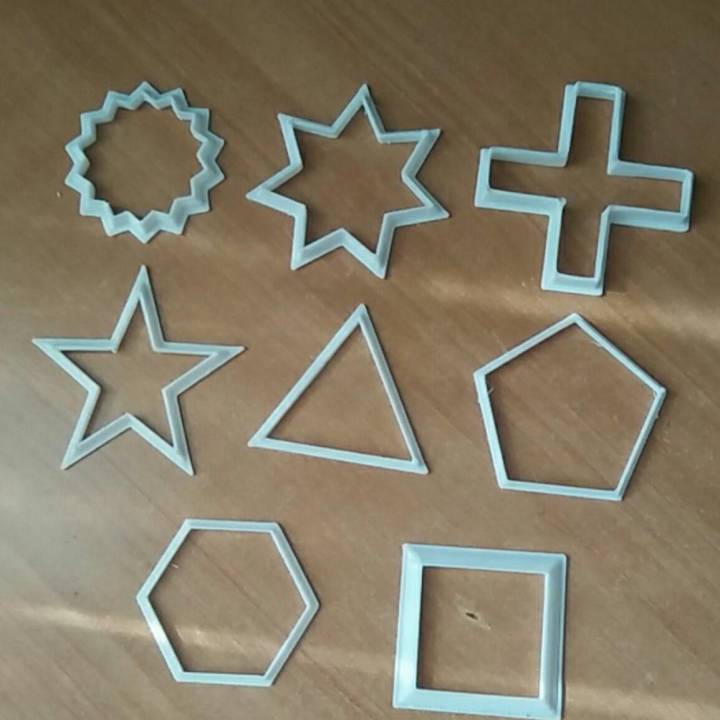 Geometric cookie cutter image