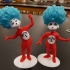 Thing 1 and Thing 2 print image