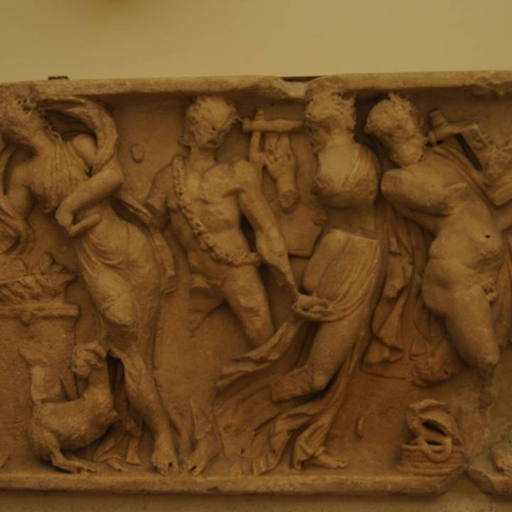 Marble Sarcophagus with the Triumph of Dionysos image