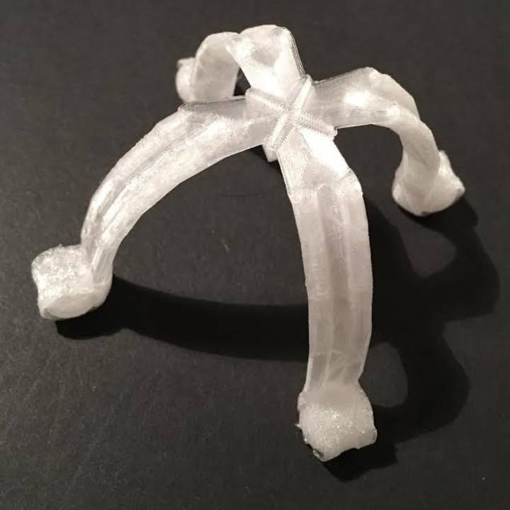 3D Printable Table (two peice) by Rowan Reid