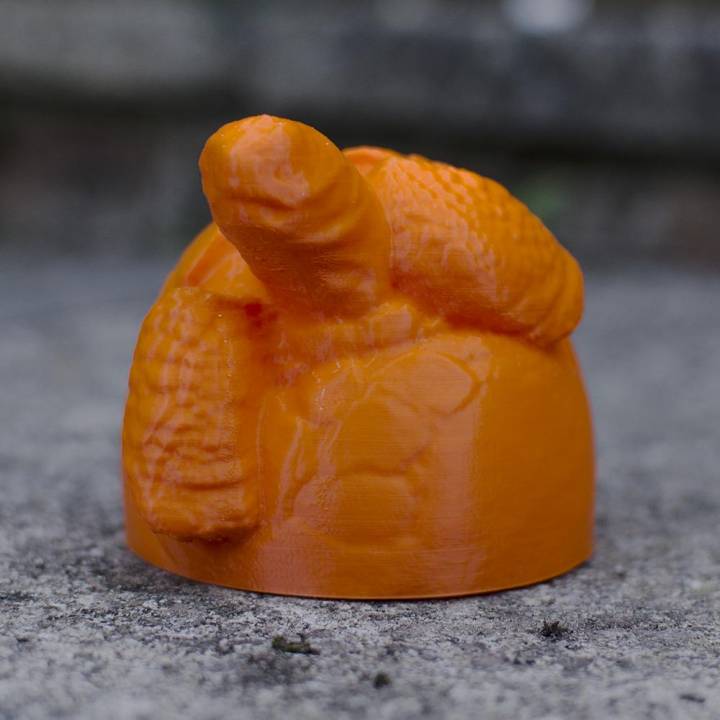 Turtle Stone Statue (High Mesh Faces) image