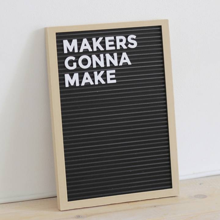 Letter Board - Fully 3D Printed image