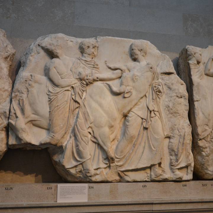 Parthenon Frieze _ South XLIV, 133-134-135-136 image