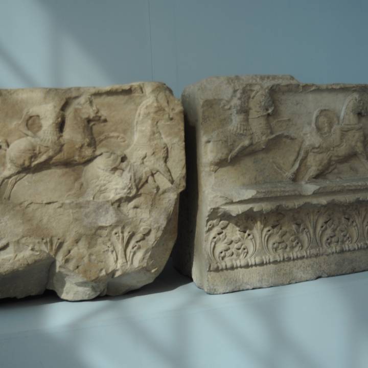 Frieze-architrave Belonging to the Cella of the Temple of Apollo Sosianos image
