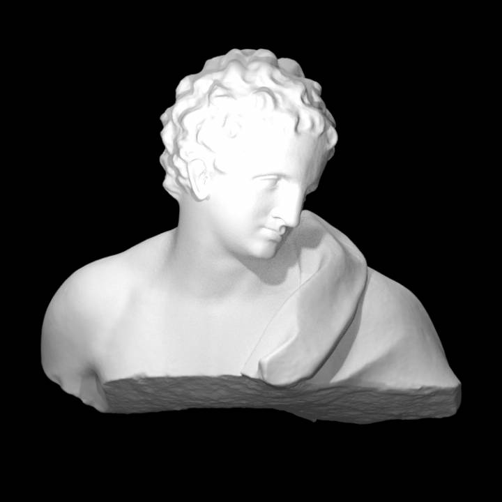 Fragment of a Bust of Mars image