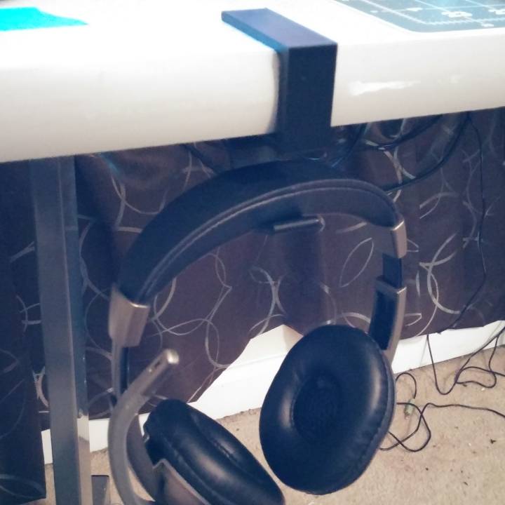 under desk headphone holder 1.5" image