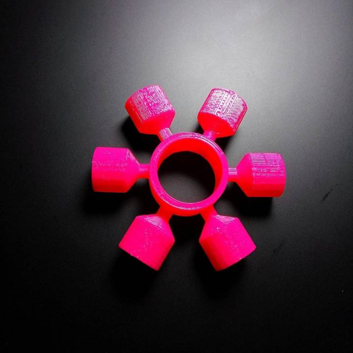 3D Printable 4 Sided Fidget Spinner By Achint Aju