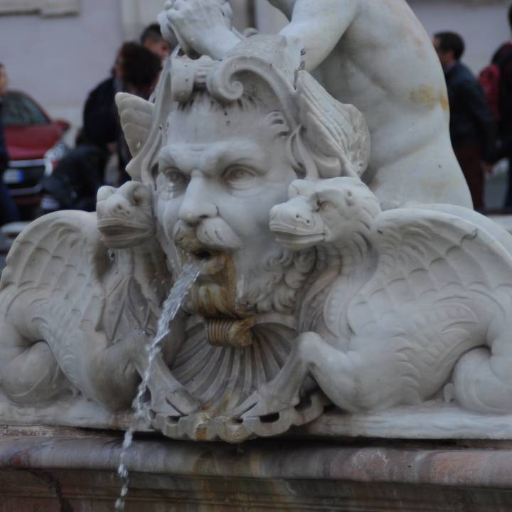 Triton of the Fontana del Moro image
