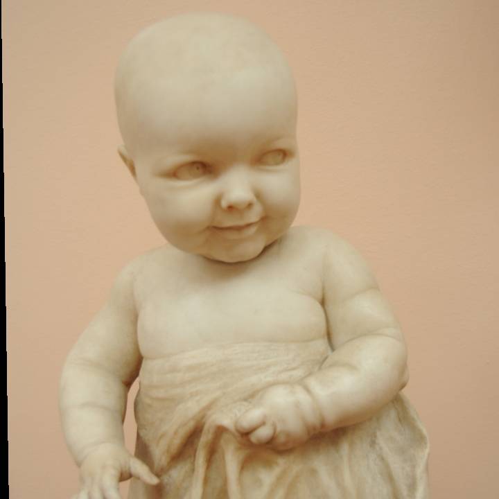 Portrait of Baby Laughing image