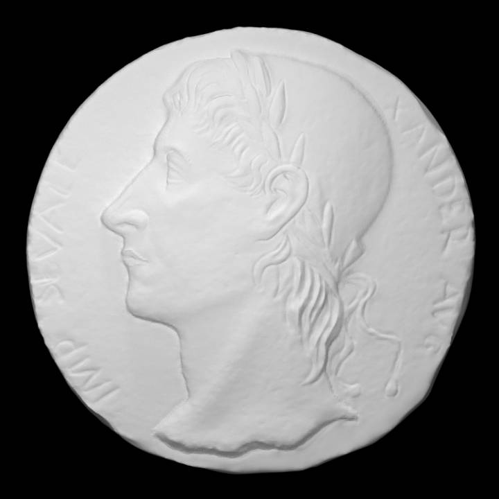 Medallion with the Portrait of the Emperor Alessandro Severus image