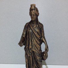 Picture of print of Statue of the Egyptian Goddess Isis