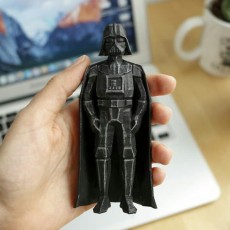 Picture of print of Low-Poly Darth Vader Thick Cape Remix