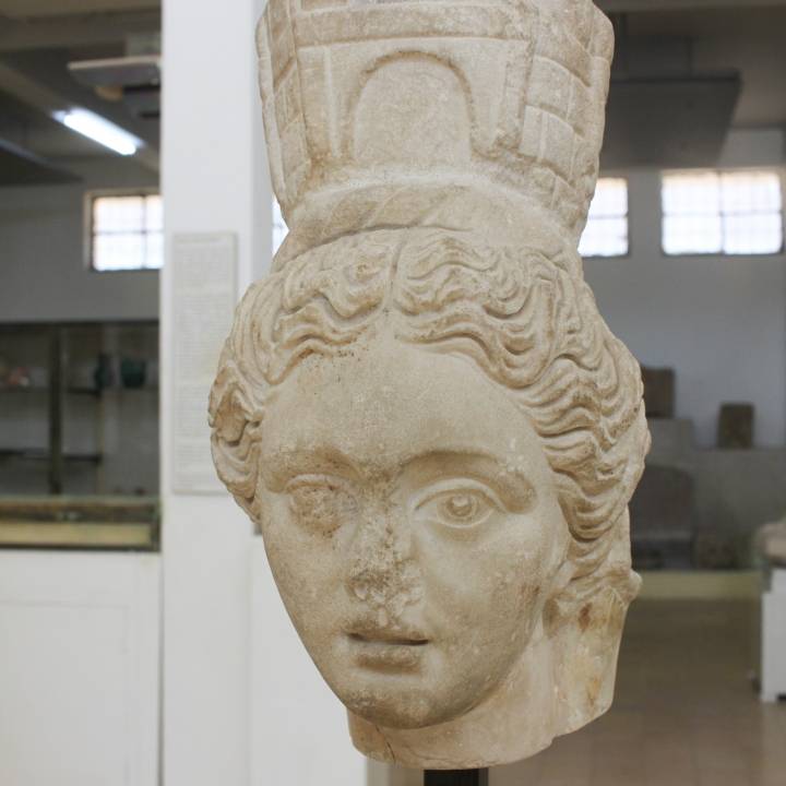 Head of the Goddess Tyche image