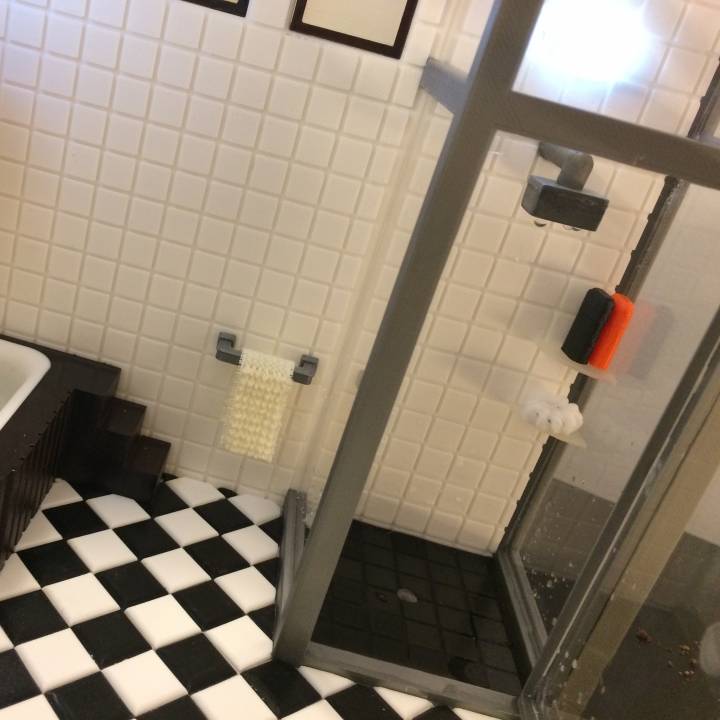 Miniature Bathroom Shower booth   (batroom) image
