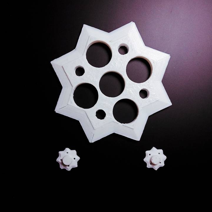 Ninja Star Fidget Spinner(For the MyMiniFactory and Tinkercad Design Competition) image
