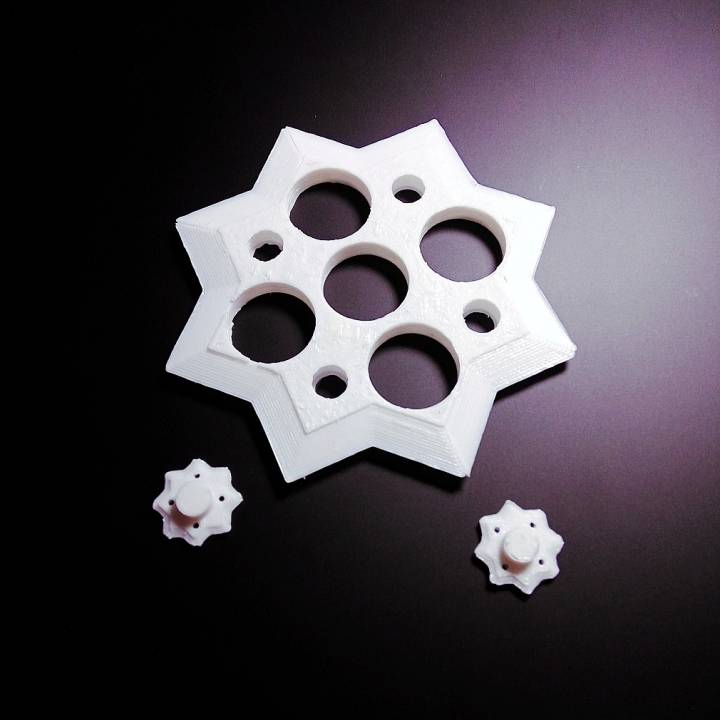 Ninja Star Fidget Spinner(For the MyMiniFactory and Tinkercad Design Competition) image