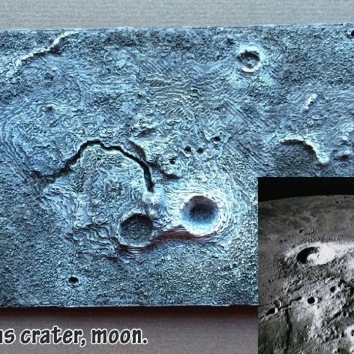 Aristarchus Plateau, moon image