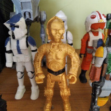 Picture of print of C3PO