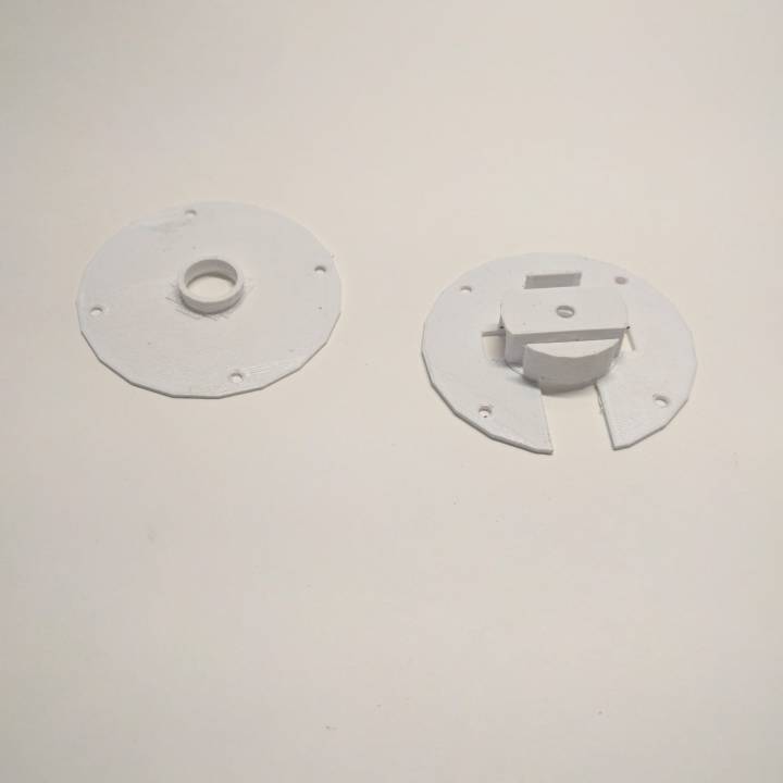 3D Printable USB LED Diffuser for Monopod Round with holes by Trevor ...