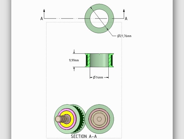 Idler pulley 2GT image