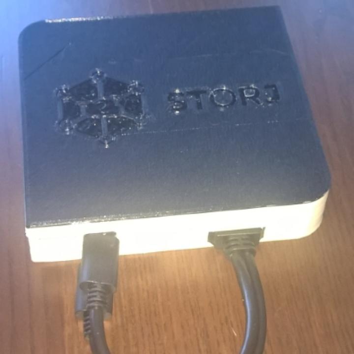 Raspberry Pi enclosure for storj.io cloud (single and double 2.5" hdd/sdd) image