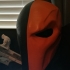 Deathstroke mask Arkham Origins with Back Piece print image