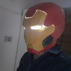 Picture of print of Iron Patriot Helmet (Iron Man)