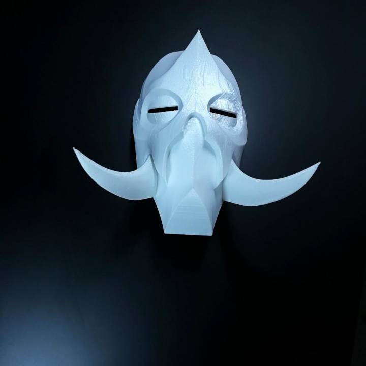 3d Printable Konahrik Dragon Priest Mask By Jacob Morin