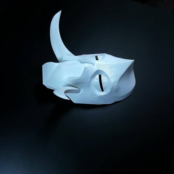 3d Printable Konahrik Dragon Priest Mask By Jacob Morin