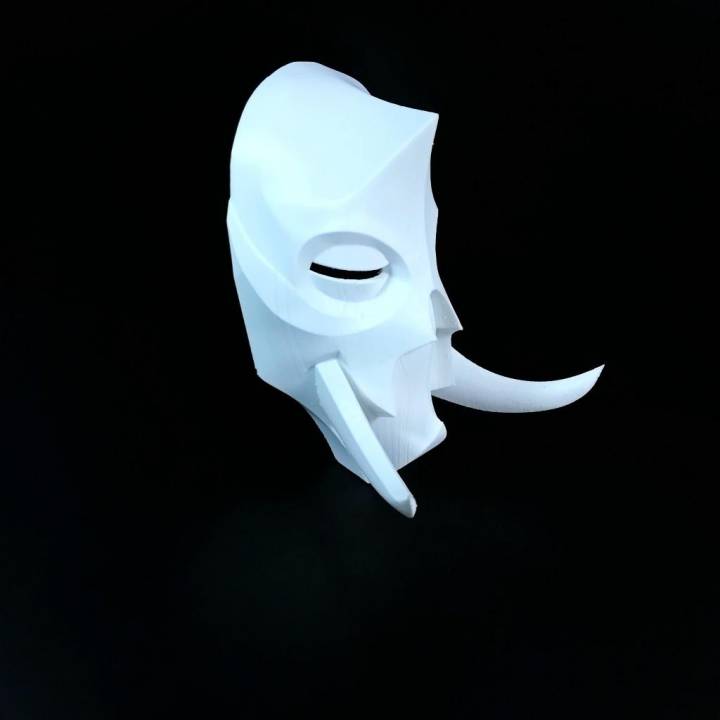 3d Printable Konahrik Dragon Priest Mask By Jacob Morin