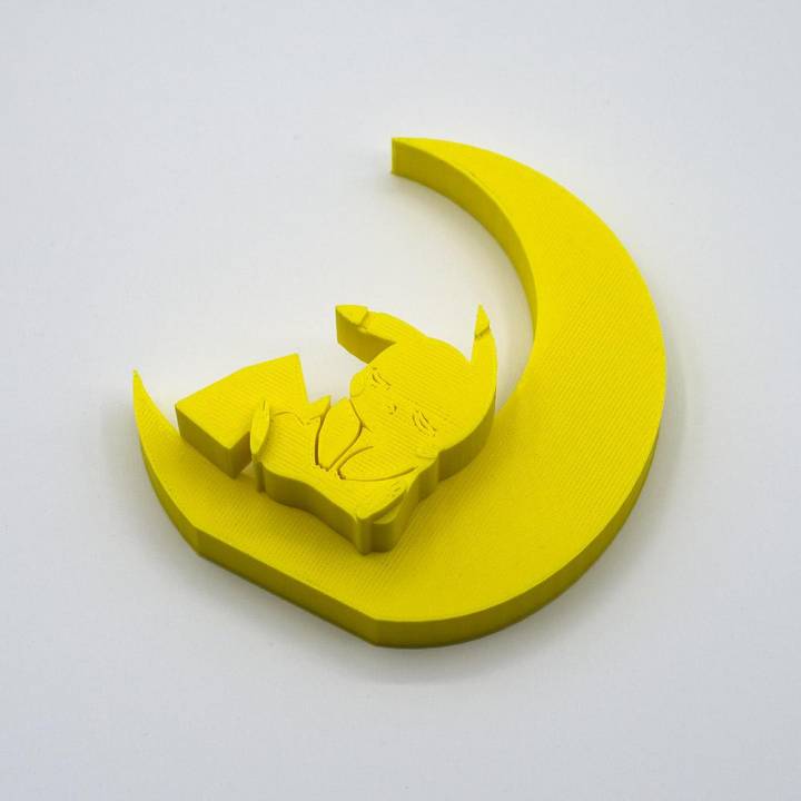 Sleeping pikachu image
