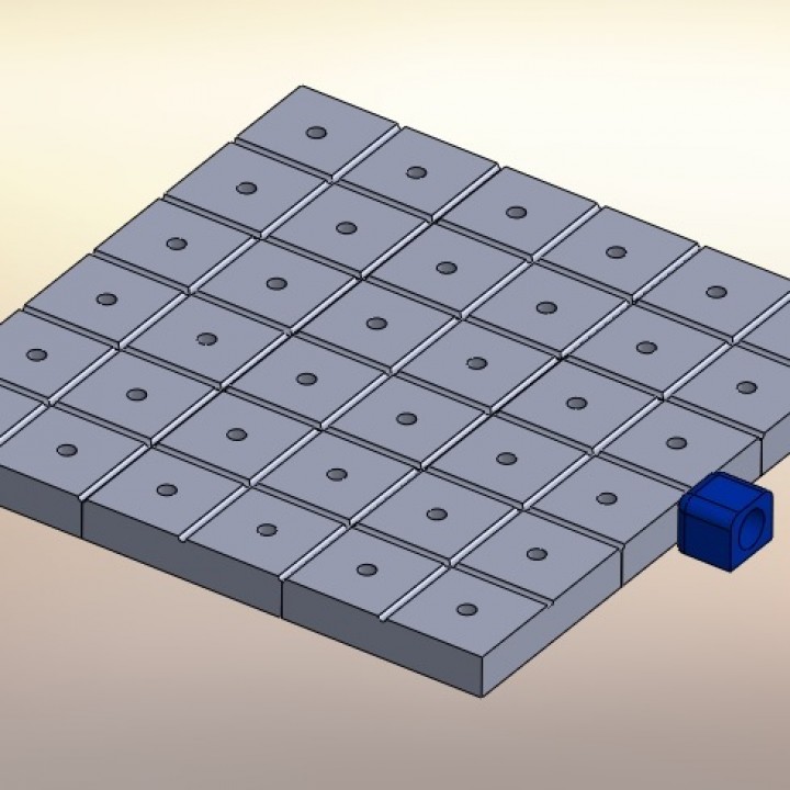 Modular vacuum table/clamp for small cnc machines image