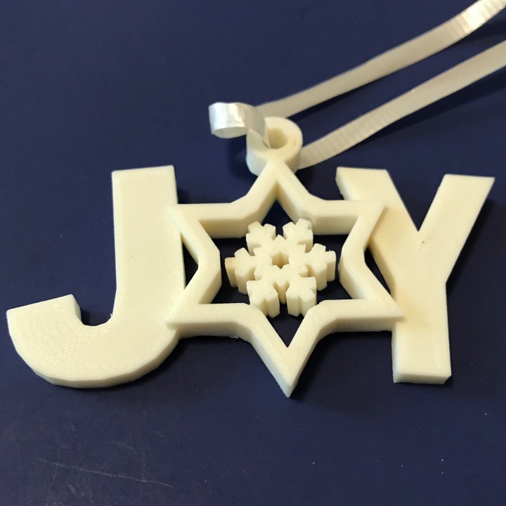 Joy Christmas Ornament image