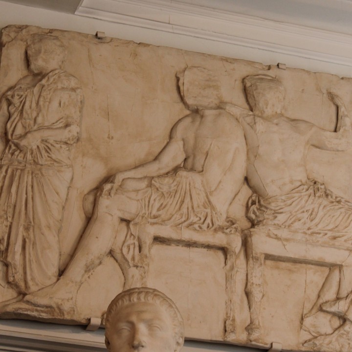 Greek relief panel image