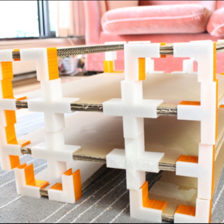 Construye tus propios muebles de cartón con este sistema de broches image