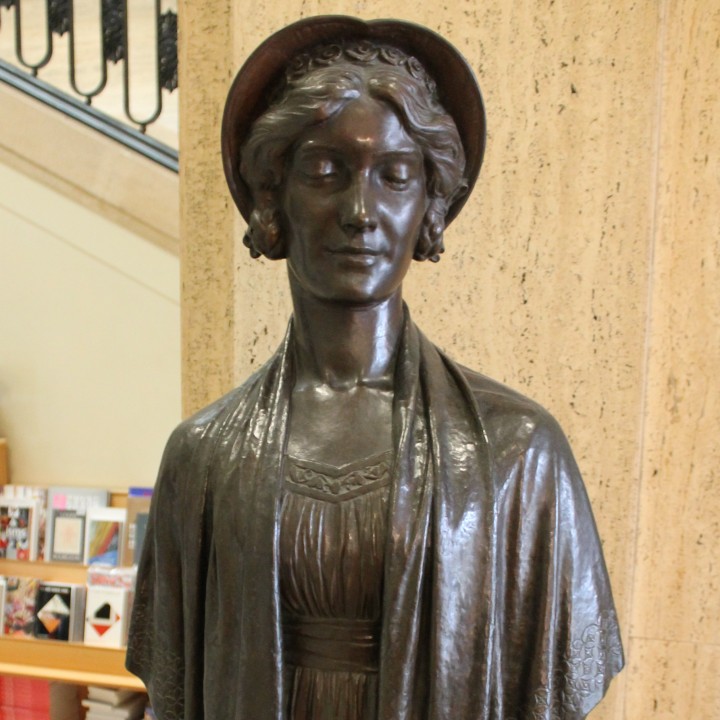 Bronze bust of an unknown woman image