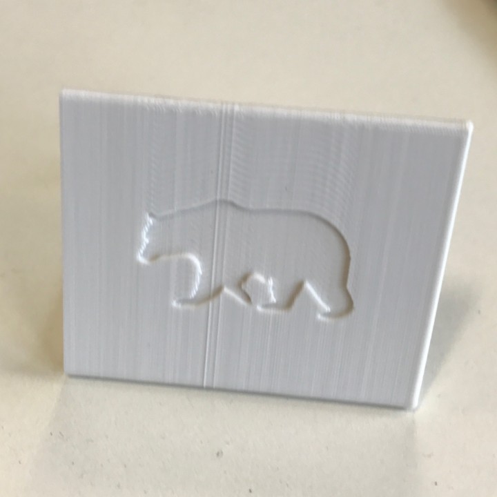 Phone stand Polar Bear image