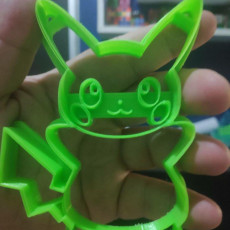 Picture of print of Pikachu cookie cutter