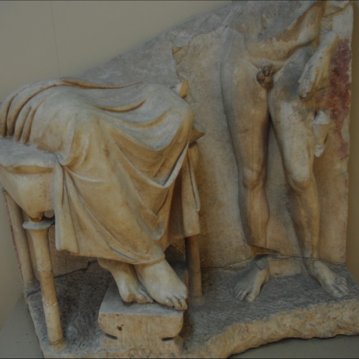 Fragment of Attic-Type Gravestone image